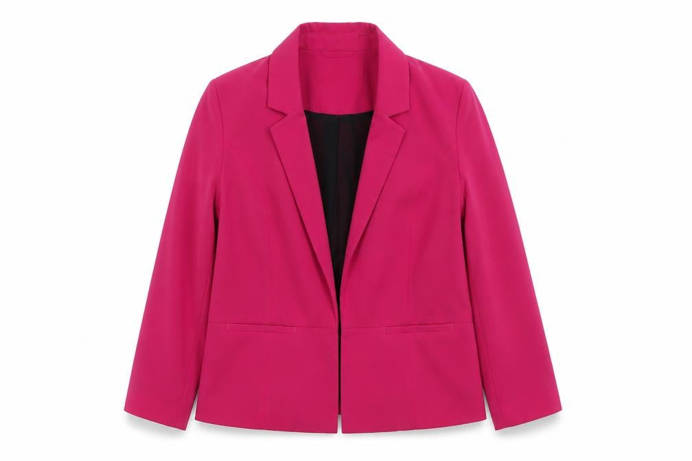 Front view of Next Women Pink, size 10, Classic Single-Breasted Blazer