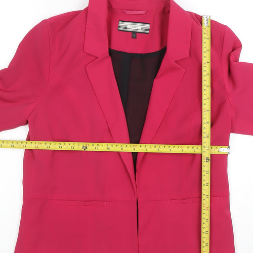 Next Women Pink Size 10 Classic Single-Breasted Blazer
