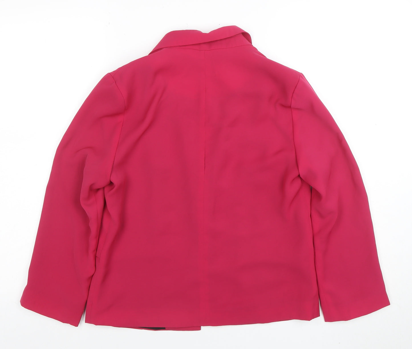 Next Women Pink Size 10 Classic Single-Breasted Blazer