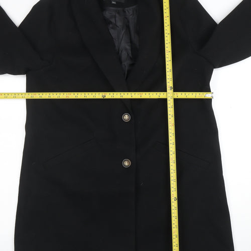 Dorothy Perkins Women’s Black Size 14 Mid-Length Coat