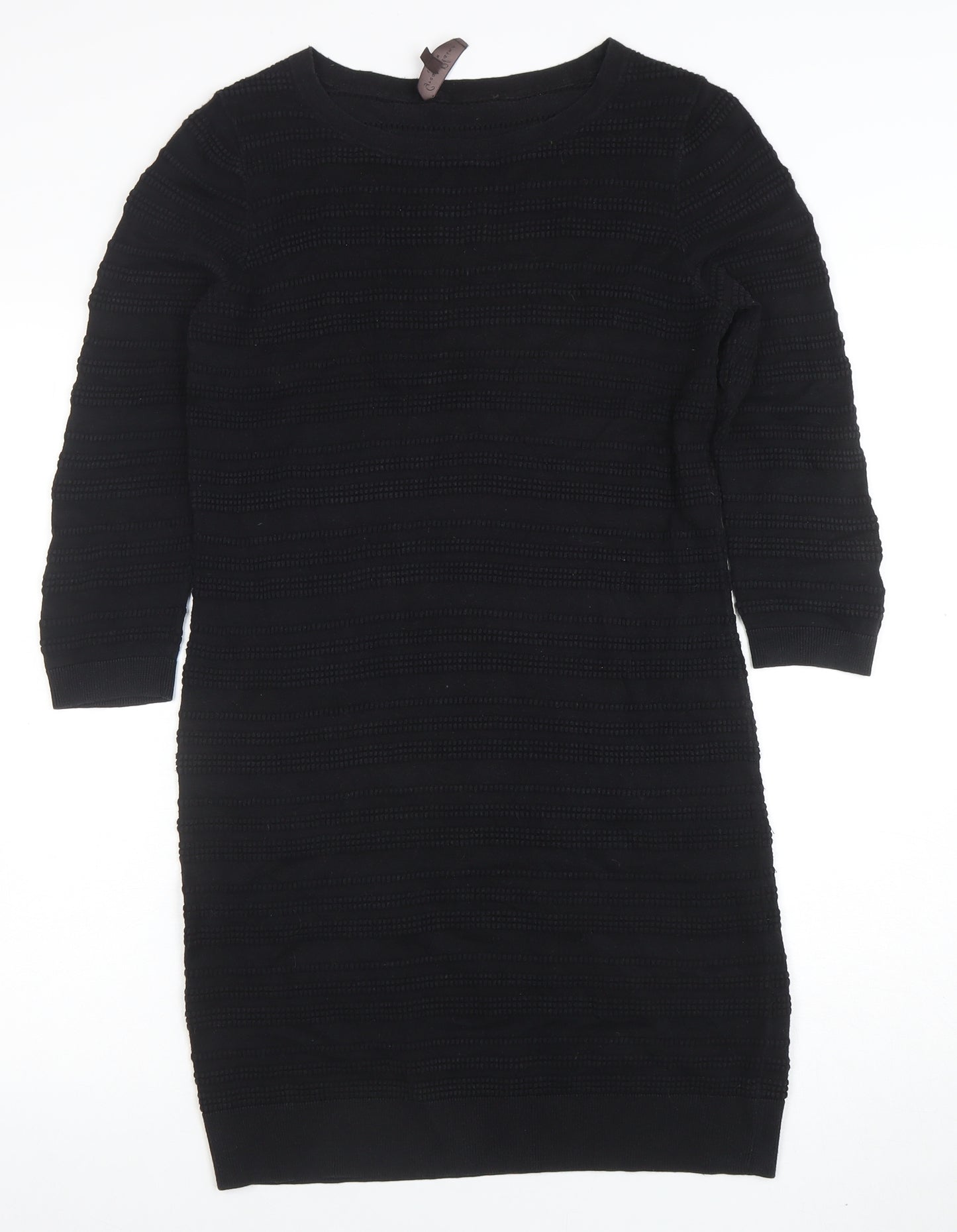 Great Plains London Women's Black S Bodycon Knit Dress