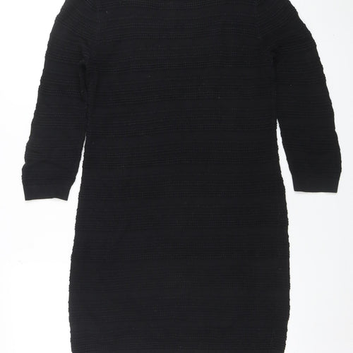 Great Plains London Women's Black S Bodycon Knit Dress