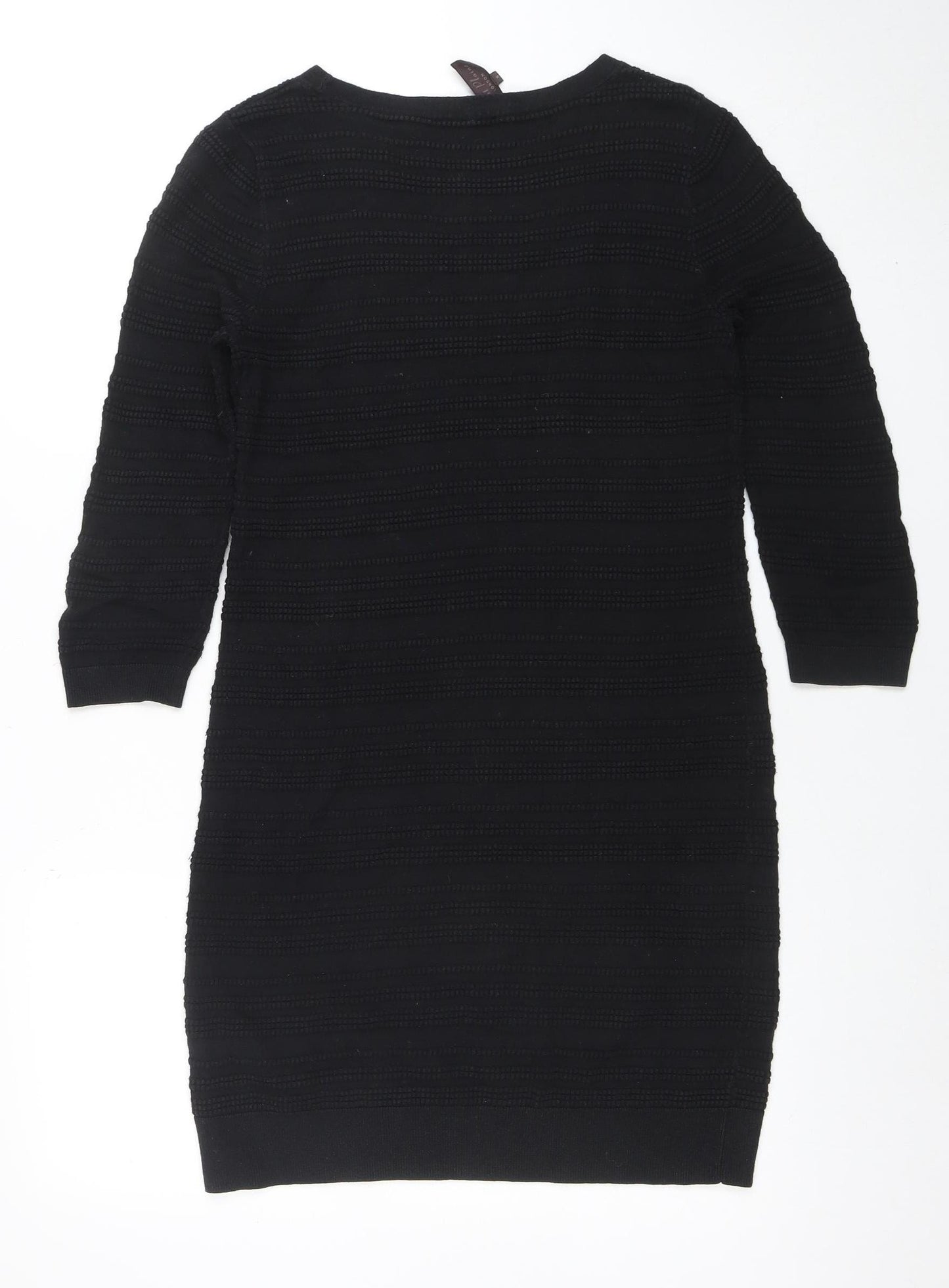 Great Plains London Women's Black S Bodycon Knit Dress