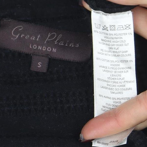 Great Plains London Women's Black S Bodycon Knit Dress