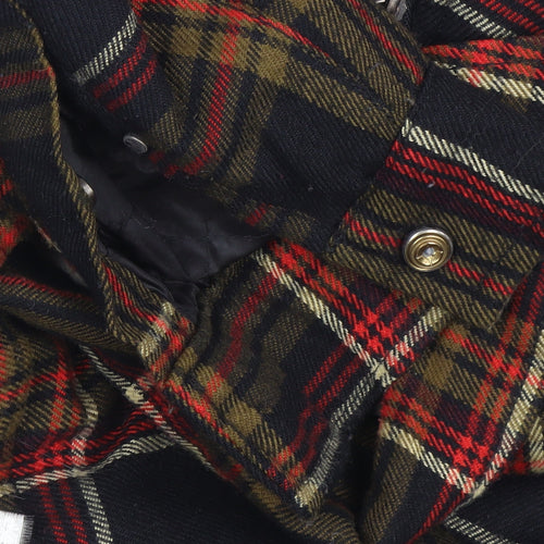 Zara Man Men's Multicoloured Check Flannel Lined Zip Jacket Size M