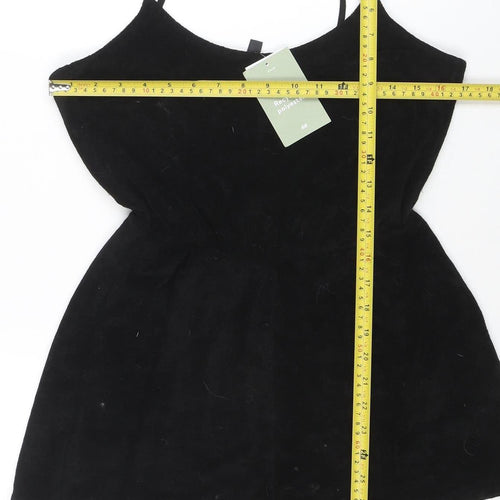 H&M Divided Women's Black Playsuit Size S Sleeveless Polyester Blend