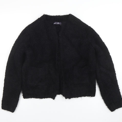 Marks and Spencer Women’s Black Short Fleece Open Jacket Size S
