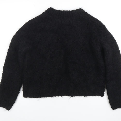 Marks and Spencer Women’s Black Short Fleece Open Jacket Size S