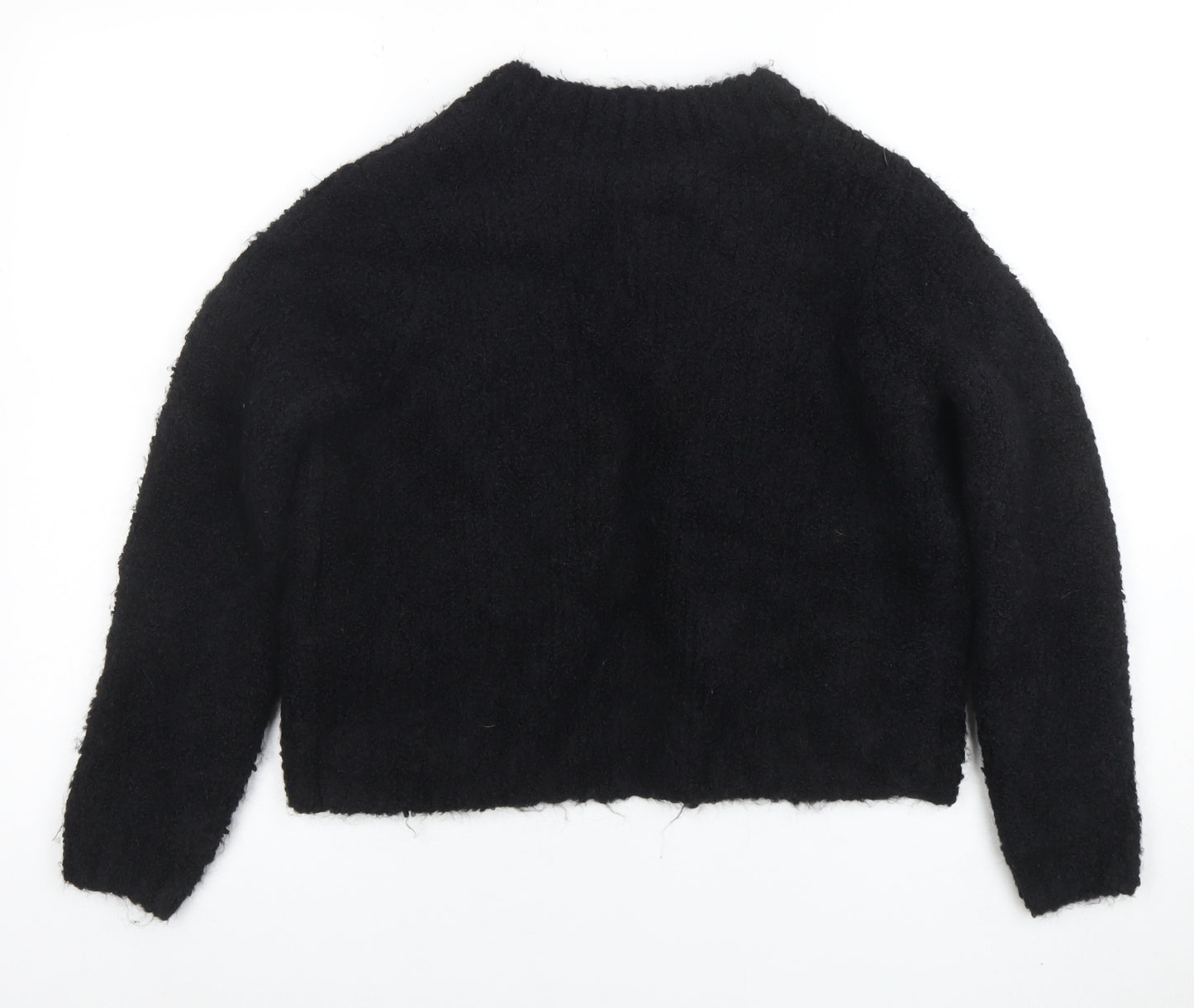 Marks and Spencer Women’s Black Short Fleece Open Jacket Size S