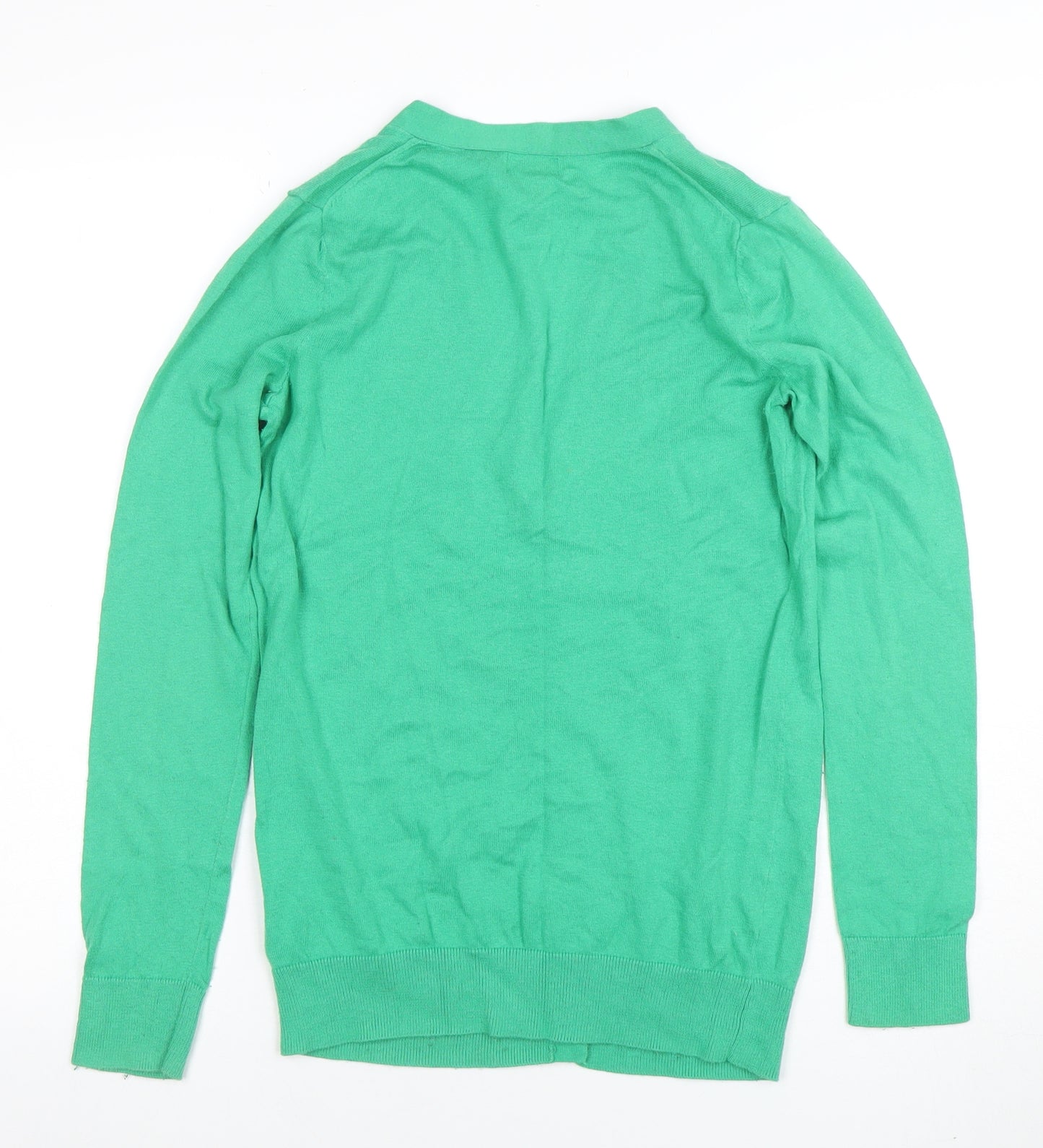 Gap Women's Green XS V-Neck Silk Cotton Cardigan