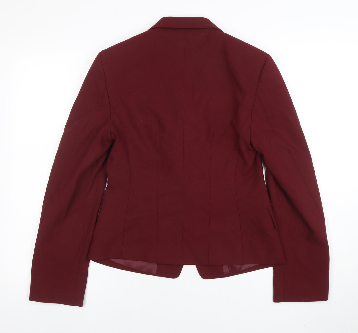 Marks and Spencer Women's Red Size 8 Tailored Blazer Jacket