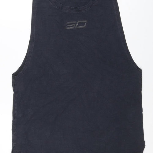 Under Armour Men’s Black Sleeveless Stephen Curry HeatGear Athletic T-Shirt M