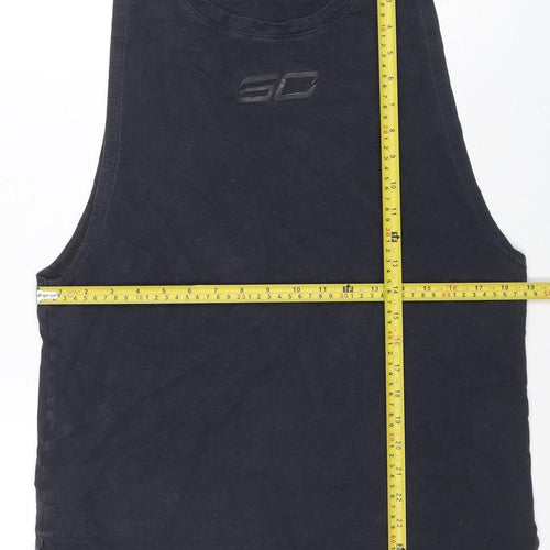 Under Armour Men’s Black Sleeveless Stephen Curry HeatGear Athletic T-Shirt M