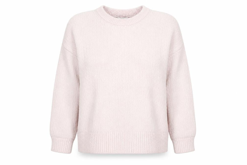 Front view of & Other Stories Women Pink Crew Neck Knit jumper, size 10