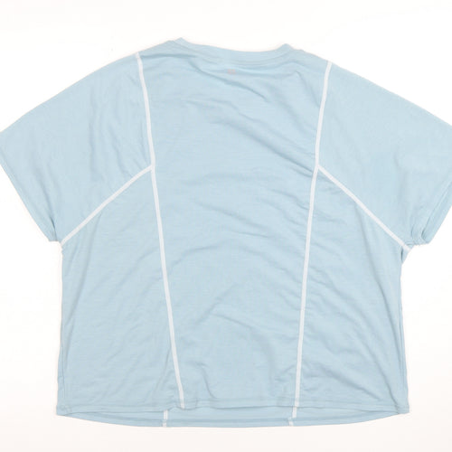 Sweaty Betty Women’s Light Blue Relaxed Fit Short Sleeve Active T-Shirt Size L