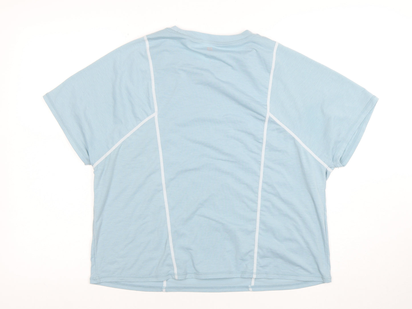Sweaty Betty Women’s Light Blue Relaxed Fit Short Sleeve Active T-Shirt Size L