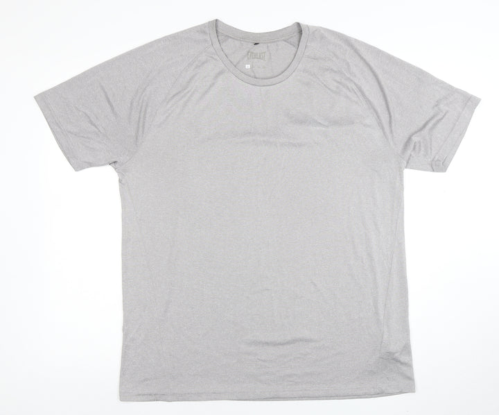 Everlast Mens Grey 2XL Basic Active T-Shirt Gym Top