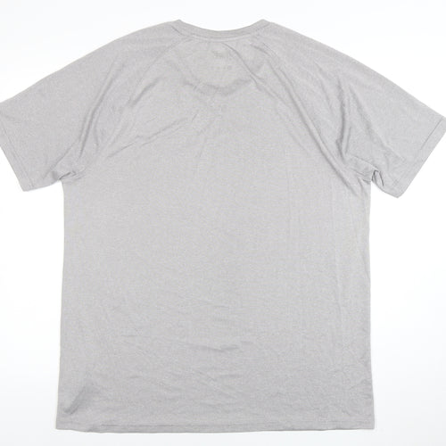 Everlast Mens Grey 2XL Basic Active T-Shirt Gym Top