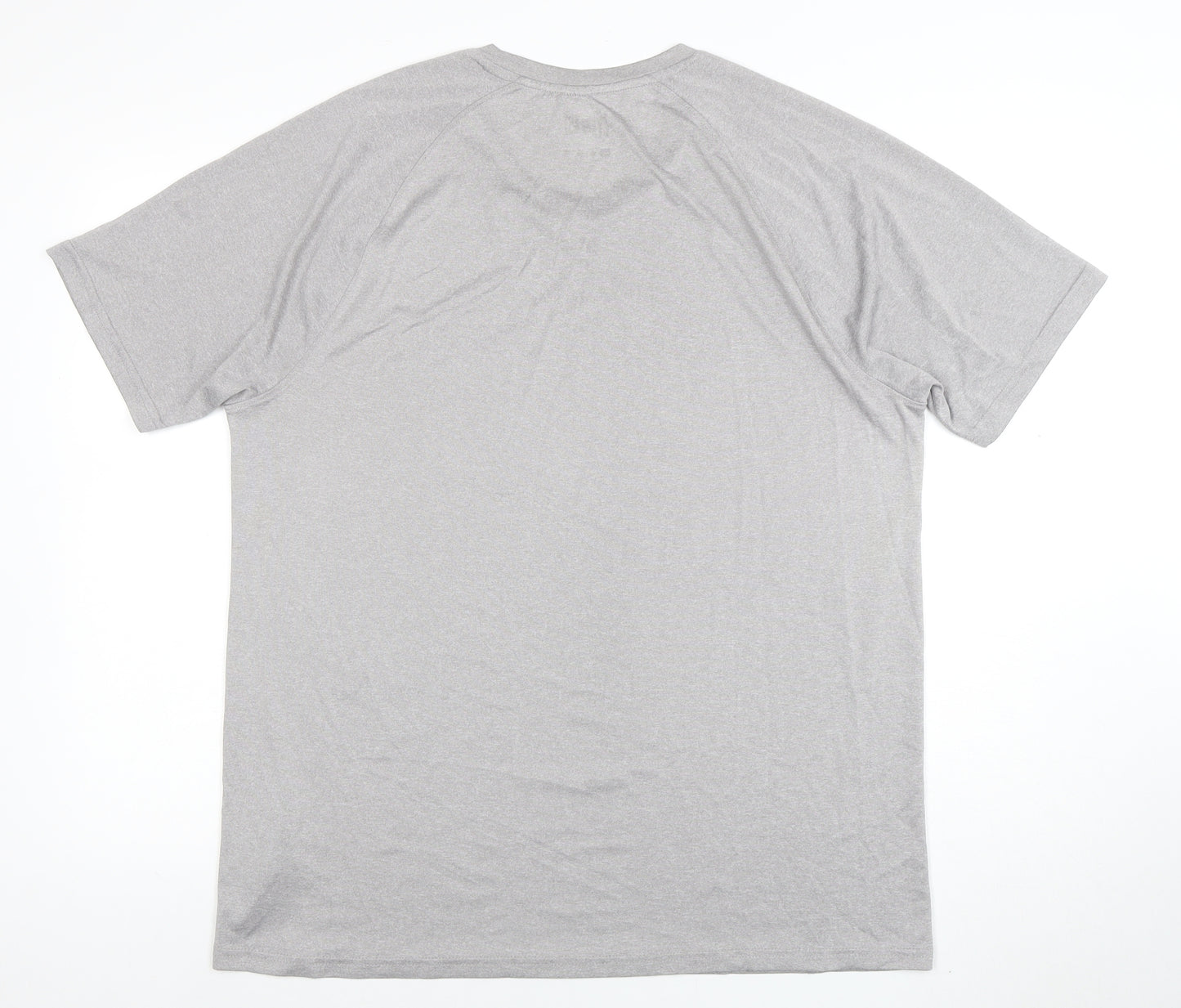 Everlast Mens Grey 2XL Basic Active T-Shirt Gym Top
