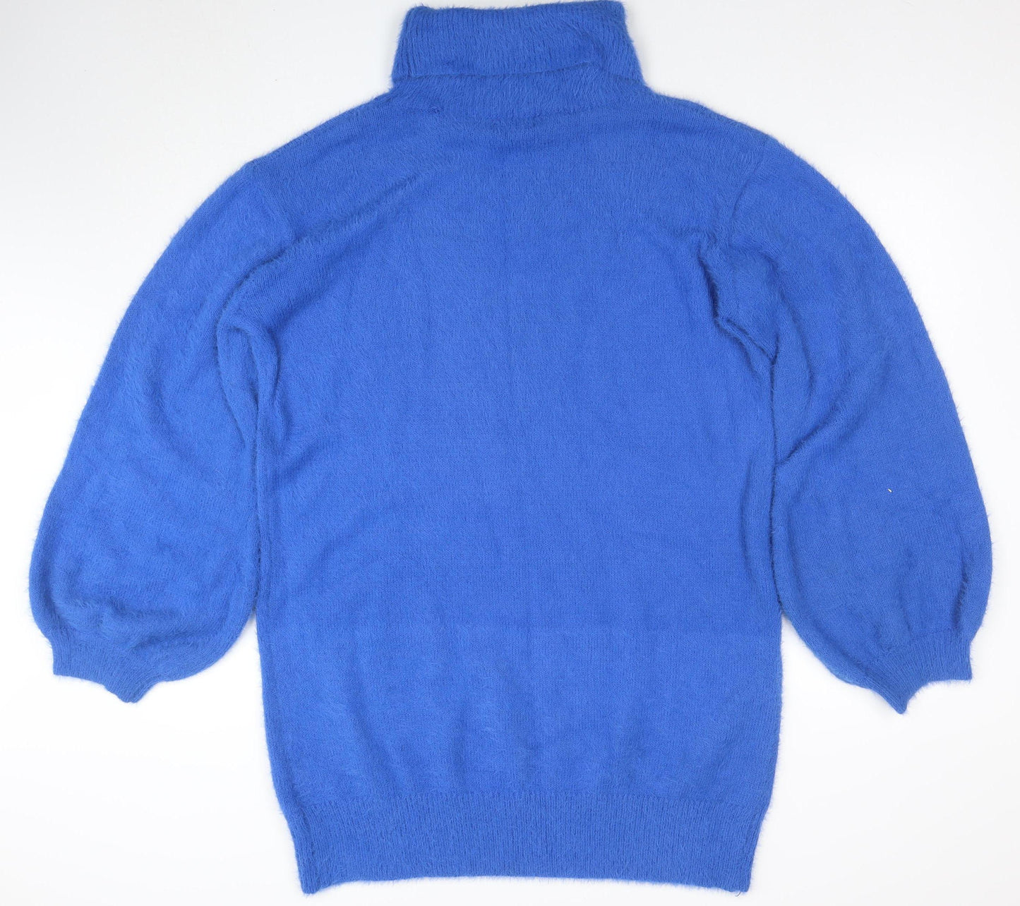In The Style Women’s Blue Roll Neck Knit Jumper Dress Size 14