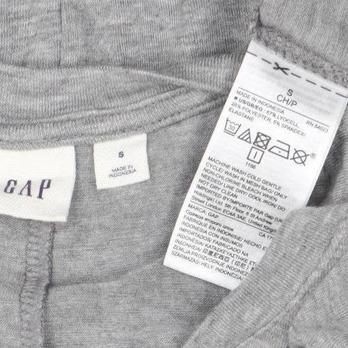 GAP Womens Grey Long Sleeve Wrap T-Shirt Size S