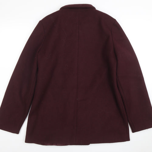 Old Navy Women's Brown Mid-Length Button Coat Size M