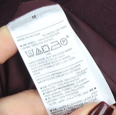 Old Navy Women's Brown Mid-Length Button Coat Size M