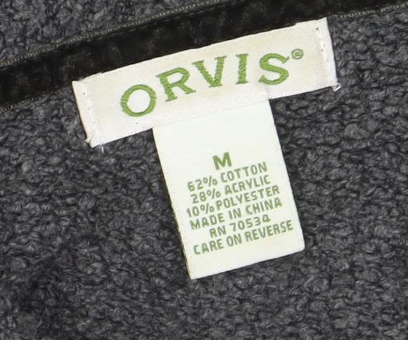 Orvis Women's Grey Cowl Neck Chunky Knit Jumper Size M