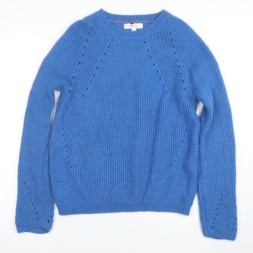 Marks and Spencer Per Una Blue Wool Blend Women’s Jumper Size S