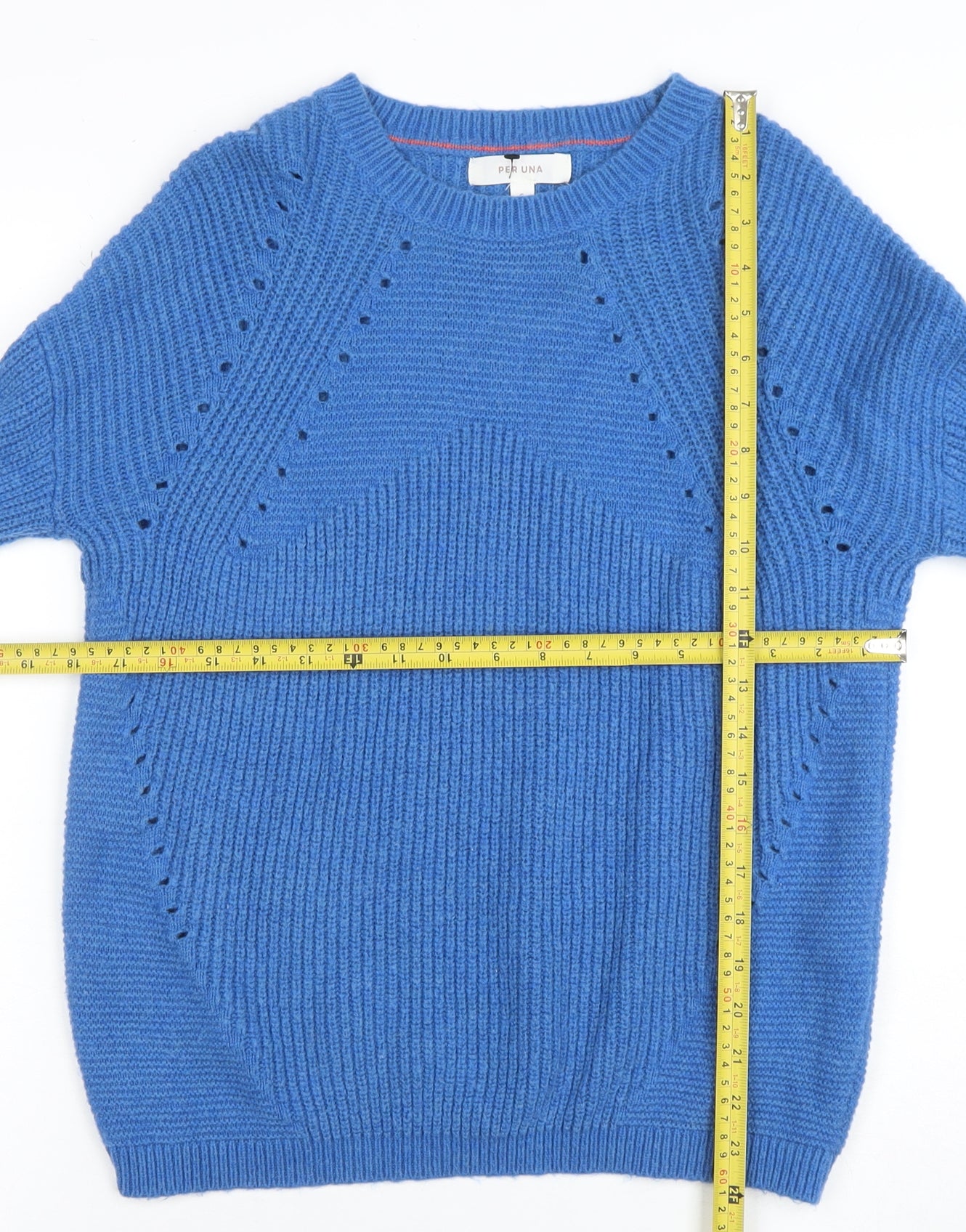 Marks and Spencer Per Una Blue Wool Blend Women’s Jumper Size S