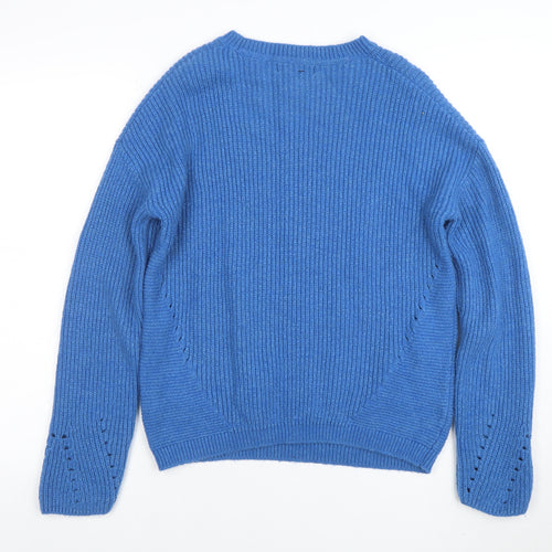 Marks and Spencer Per Una Blue Wool Blend Women’s Jumper Size S