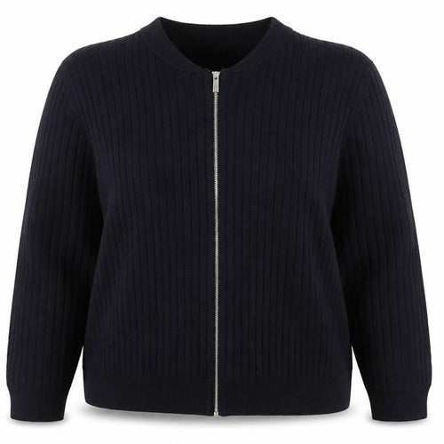 Principles by Ben de Lisi Women's Black Full Zip Cotton Blend Jumper Size 18