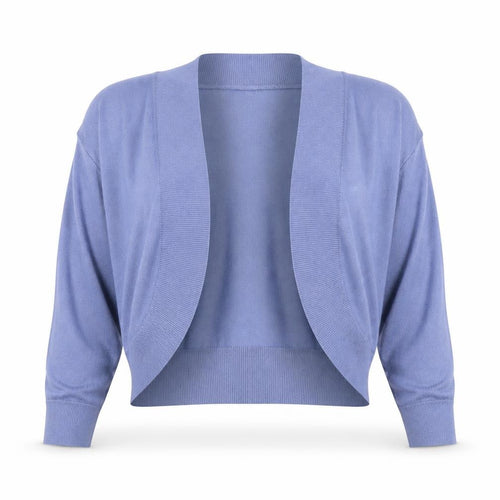 Grace Karin Womens Blue Knit Open Cardigan Size L Lightweight Casual