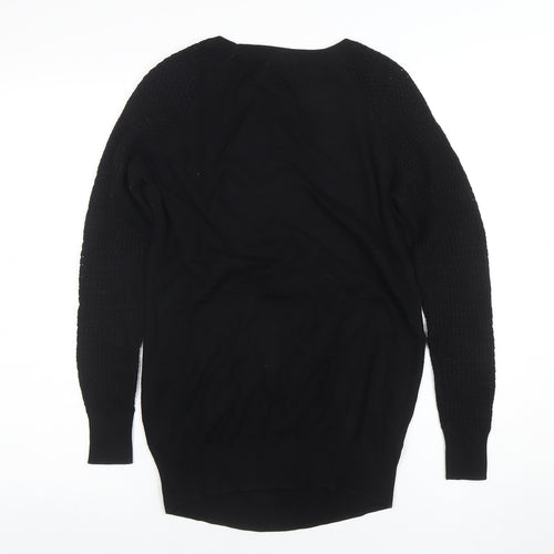 H&M Mama Women's Black Knit Long Sleeve Pullover Jumper Size S