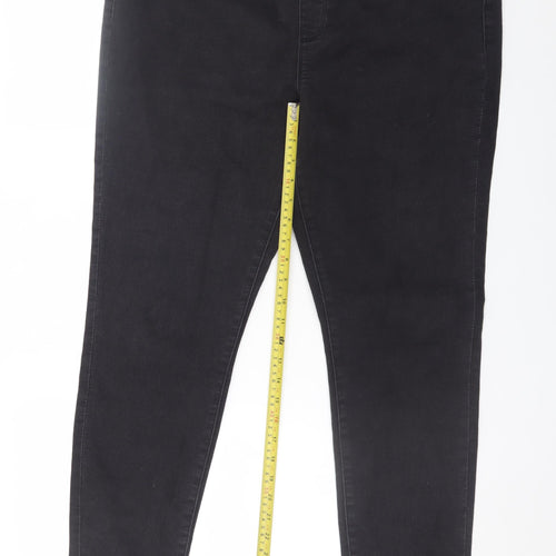 TEX Womens Black Jegging Jeans XL Slim Fit Stretch Denim