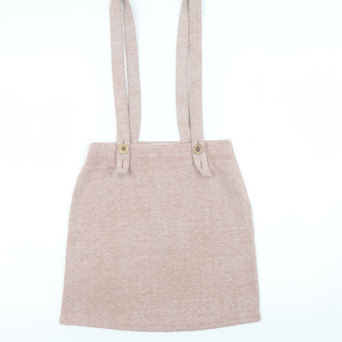 Hollister Women’s Beige A-Line Button Strap Skirt XS