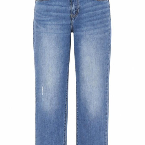 Liverpool Los Angeles Womens Blue Cropped Stretch Jeans Size 6