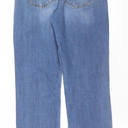 Liverpool Los Angeles Womens Blue Cropped Stretch Jeans Size 6