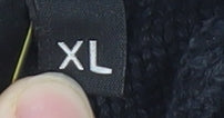 Leeds Originals Men’s Black XL Cotton Henley Jumper