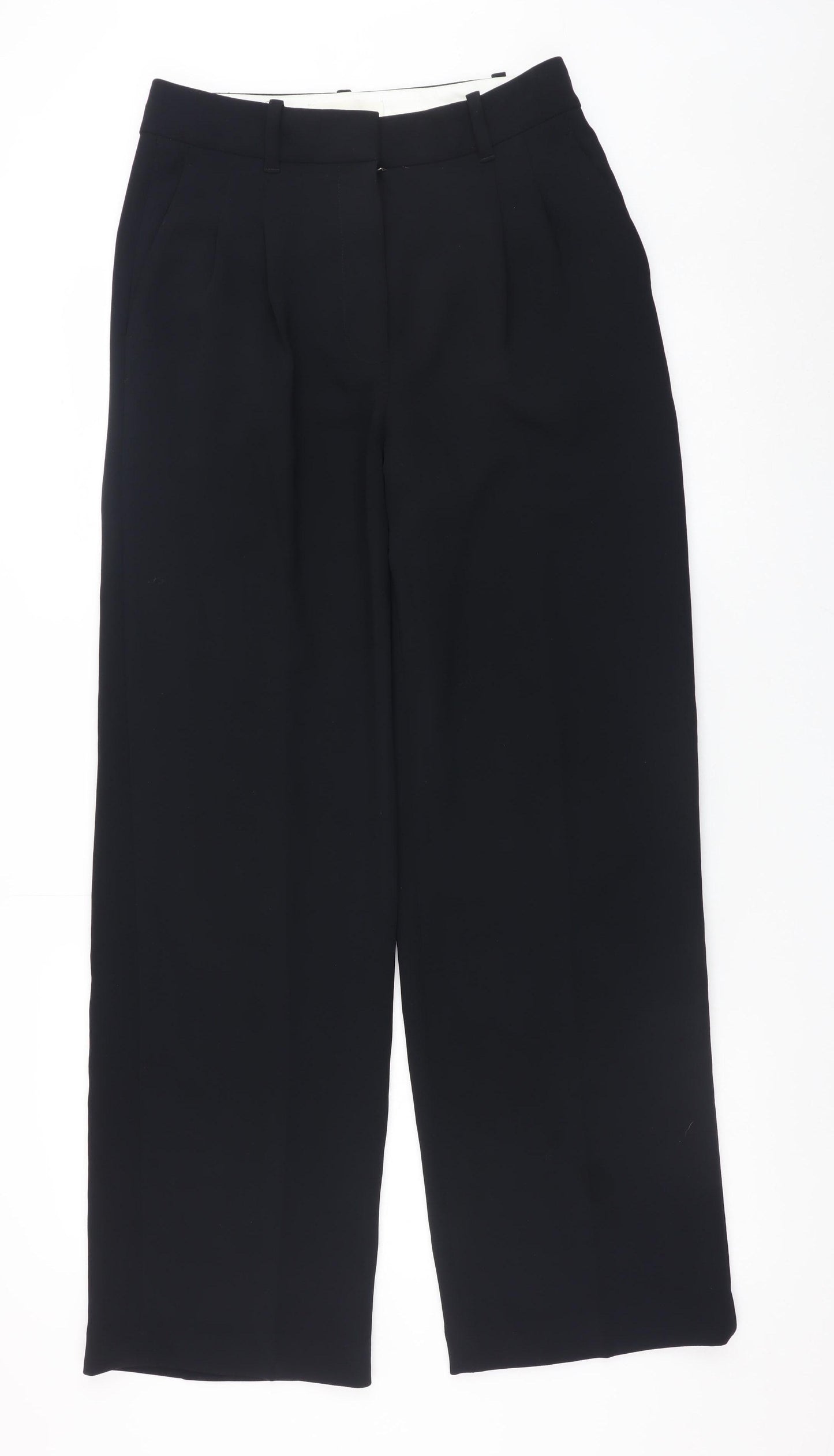 Wilfred Women’s Black Size 4 Wide-Leg Effortless Tailored Trousers