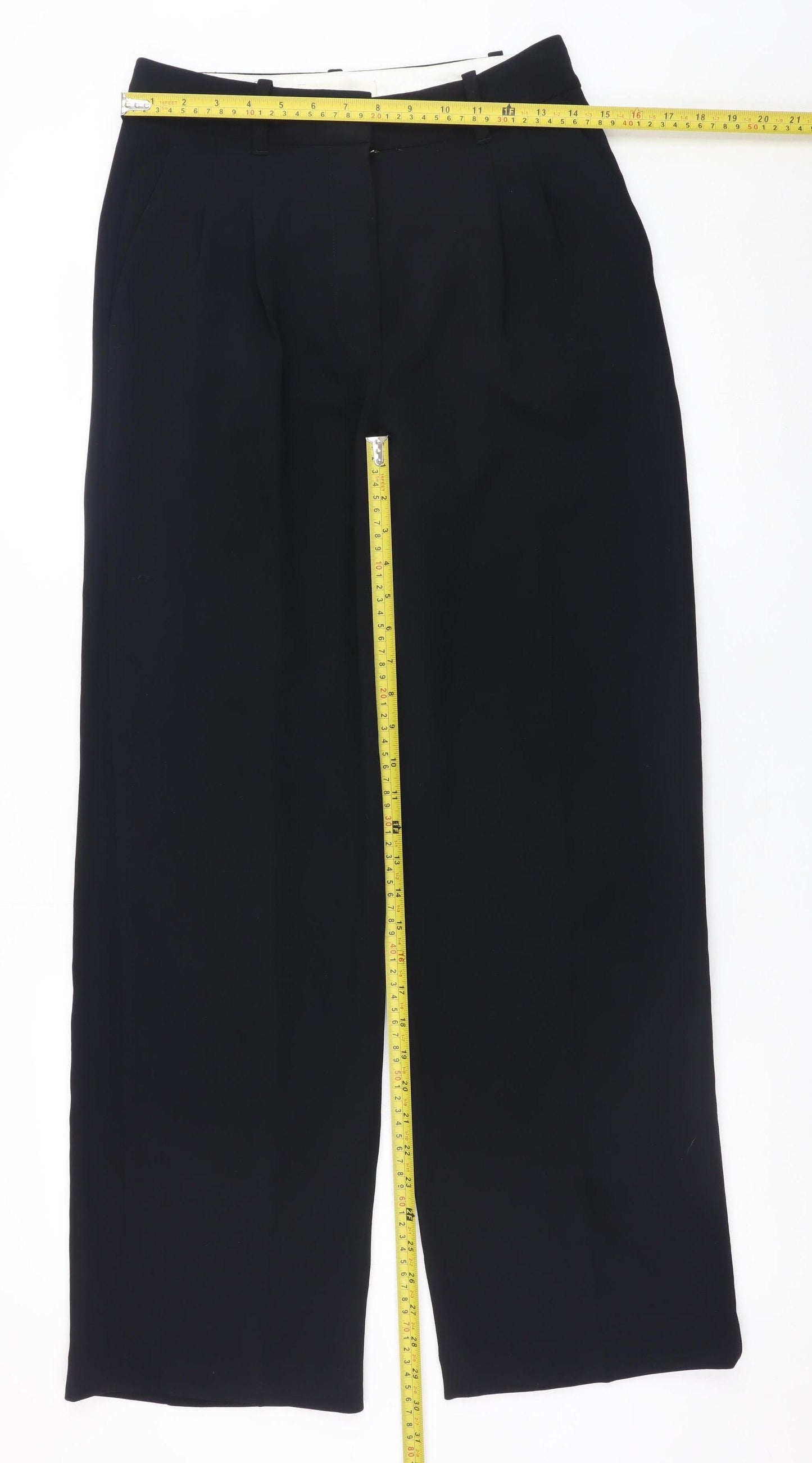 Wilfred Women’s Black Size 4 Wide-Leg Effortless Tailored Trousers