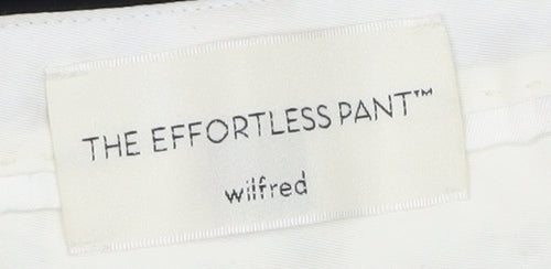 Wilfred Women’s Black Size 4 Wide-Leg Effortless Tailored Trousers