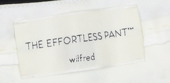 Wilfred Women’s Black Size 4 Wide-Leg Effortless Tailored Trousers