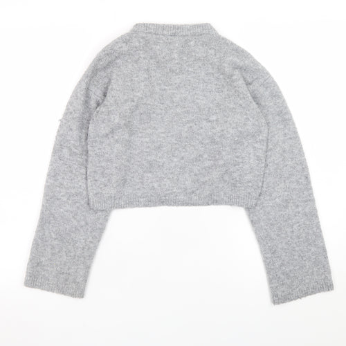 Urban Outfitters Women's Grey Wool Blend Button Cardigan Size S