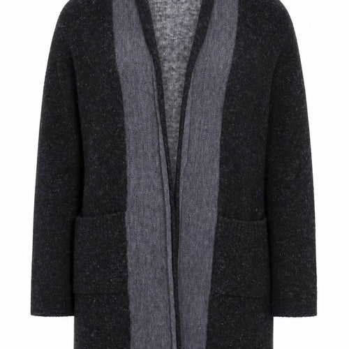 Sandwich Women’s Grey Long Sleeve Open Knit Cardigan S