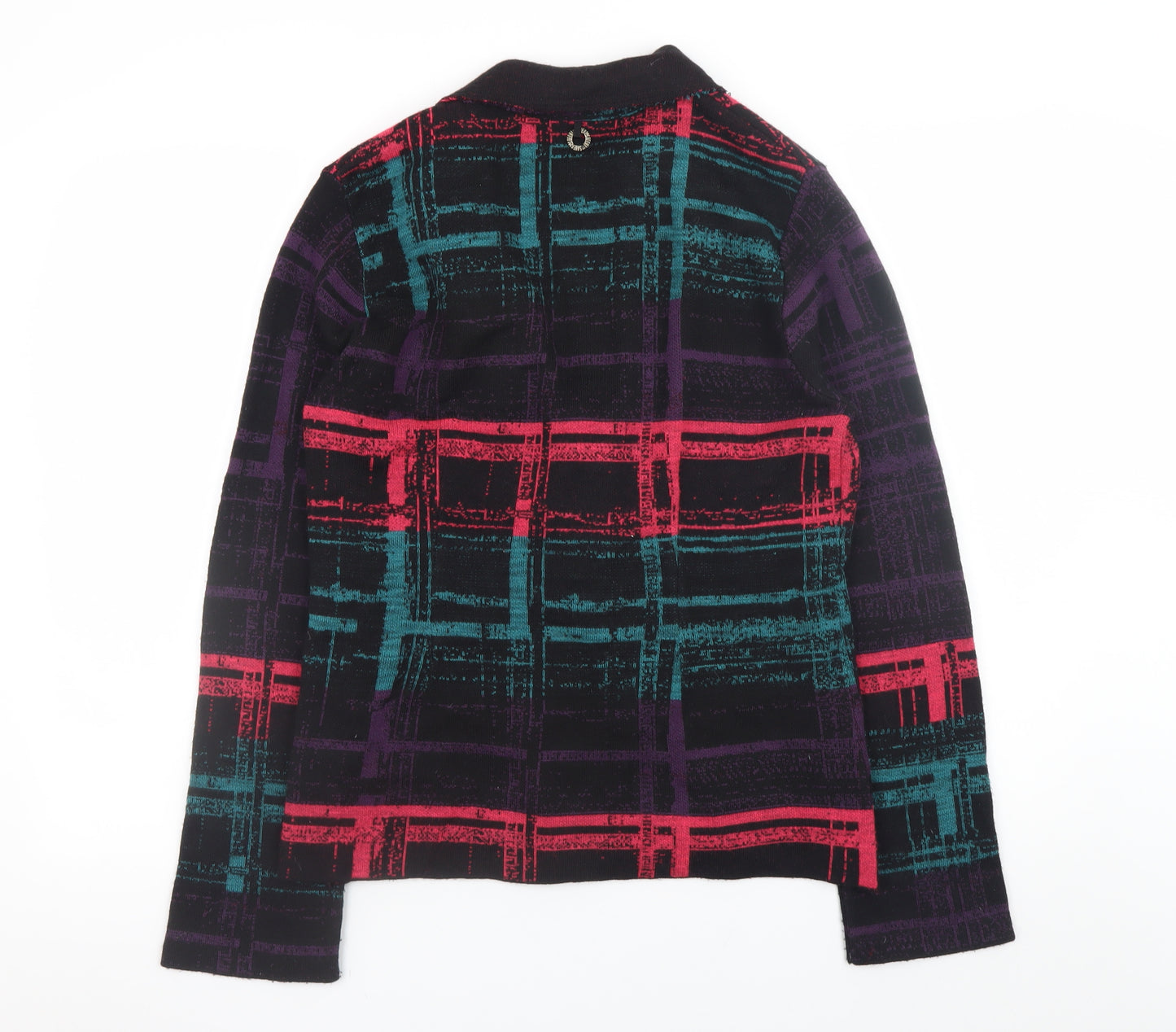 Save The Queen Women’s Multicoloured Collared Cardigan XXL Wool Blend