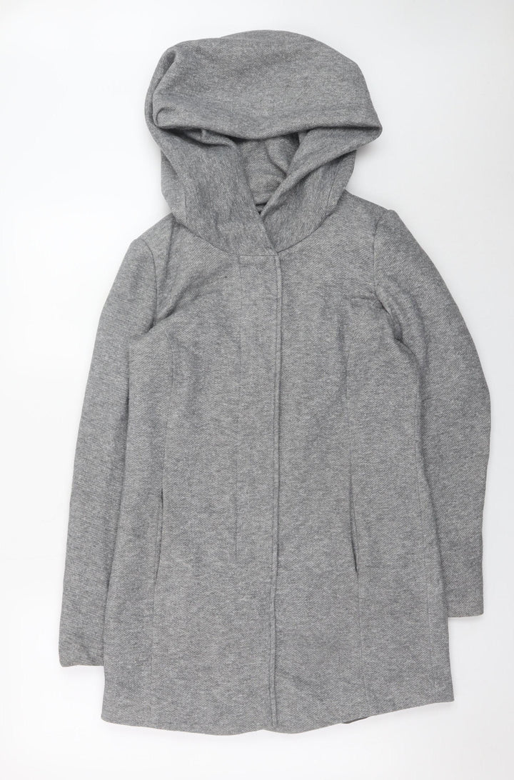 Vero Moda Women’s Grey Hooded Knit Coatigan Size S