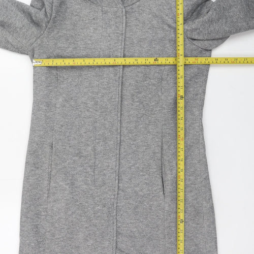 Vero Moda Women’s Grey Hooded Knit Coatigan Size S