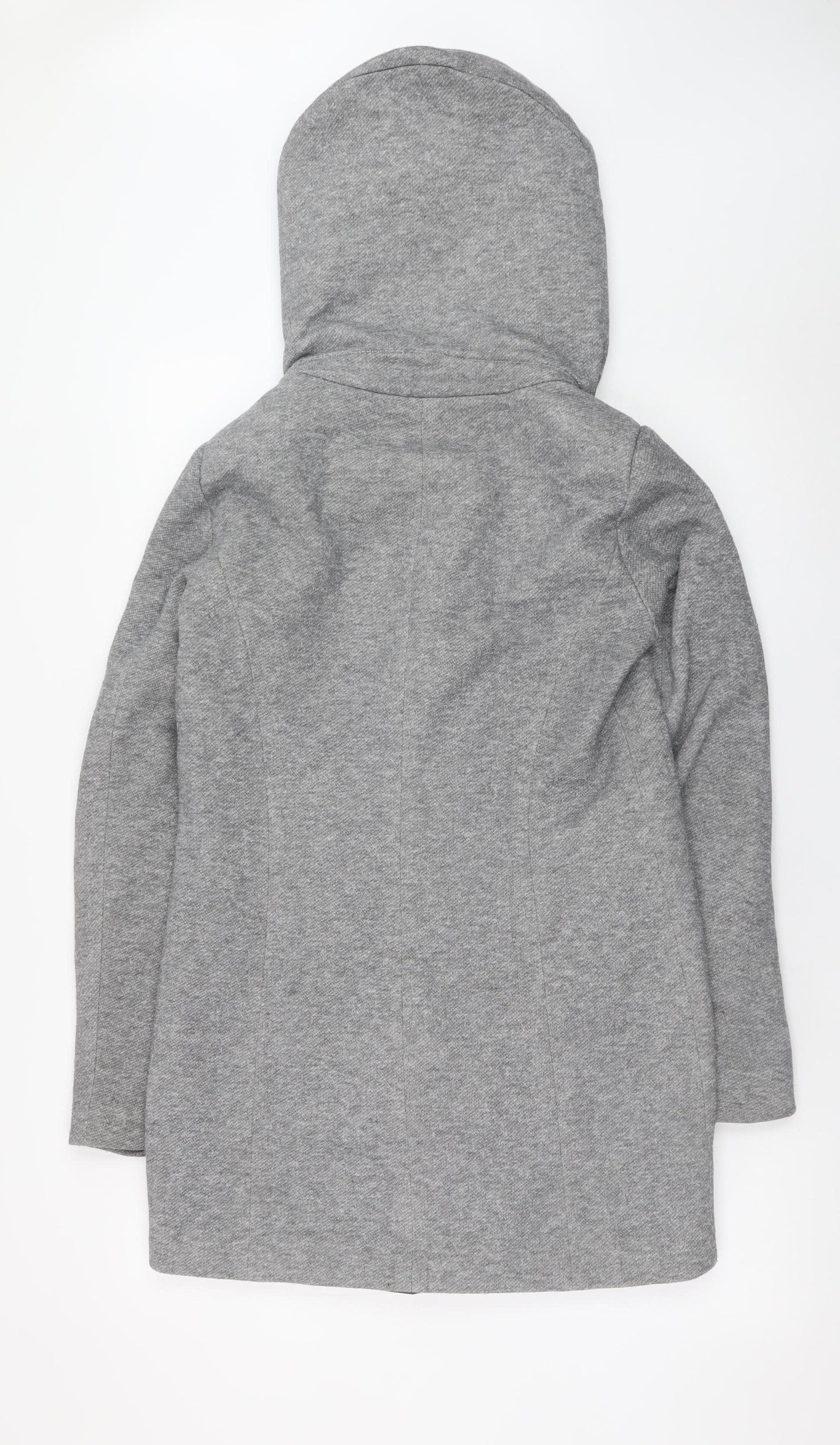 Vero Moda Women’s Grey Hooded Knit Coatigan Size S
