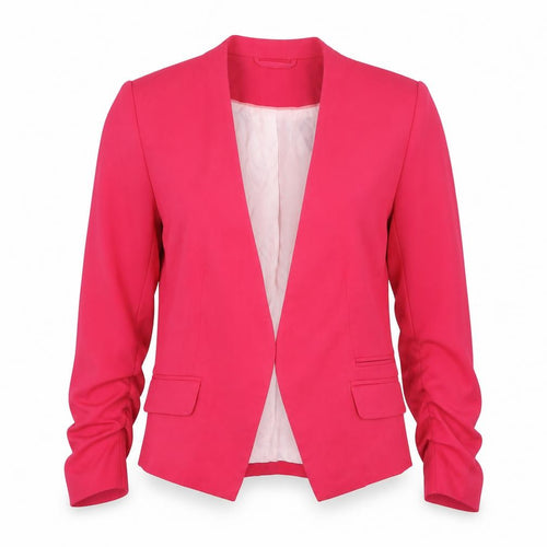 H&M Women’s Pink Blazer Jacket Size 8 Slim Fit Lightweight